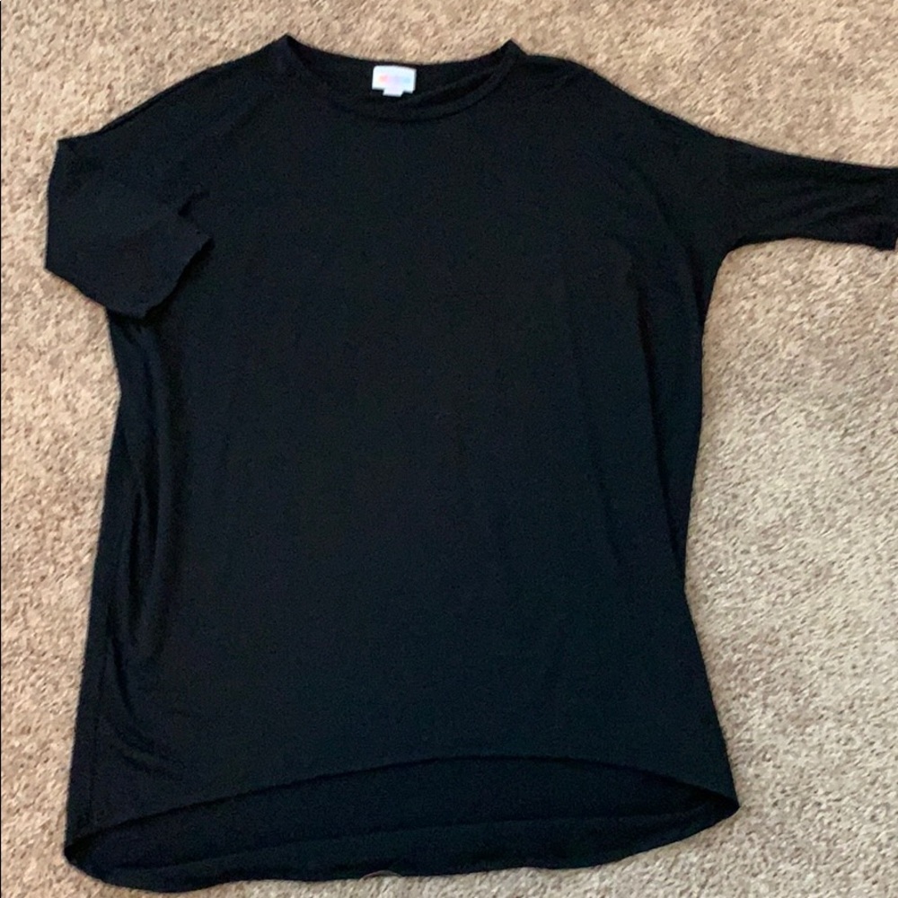 LuLaRoe Irma solid black XXS hard to find